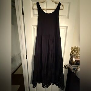 J.crew Jersey and Eyelet Maxi Dress